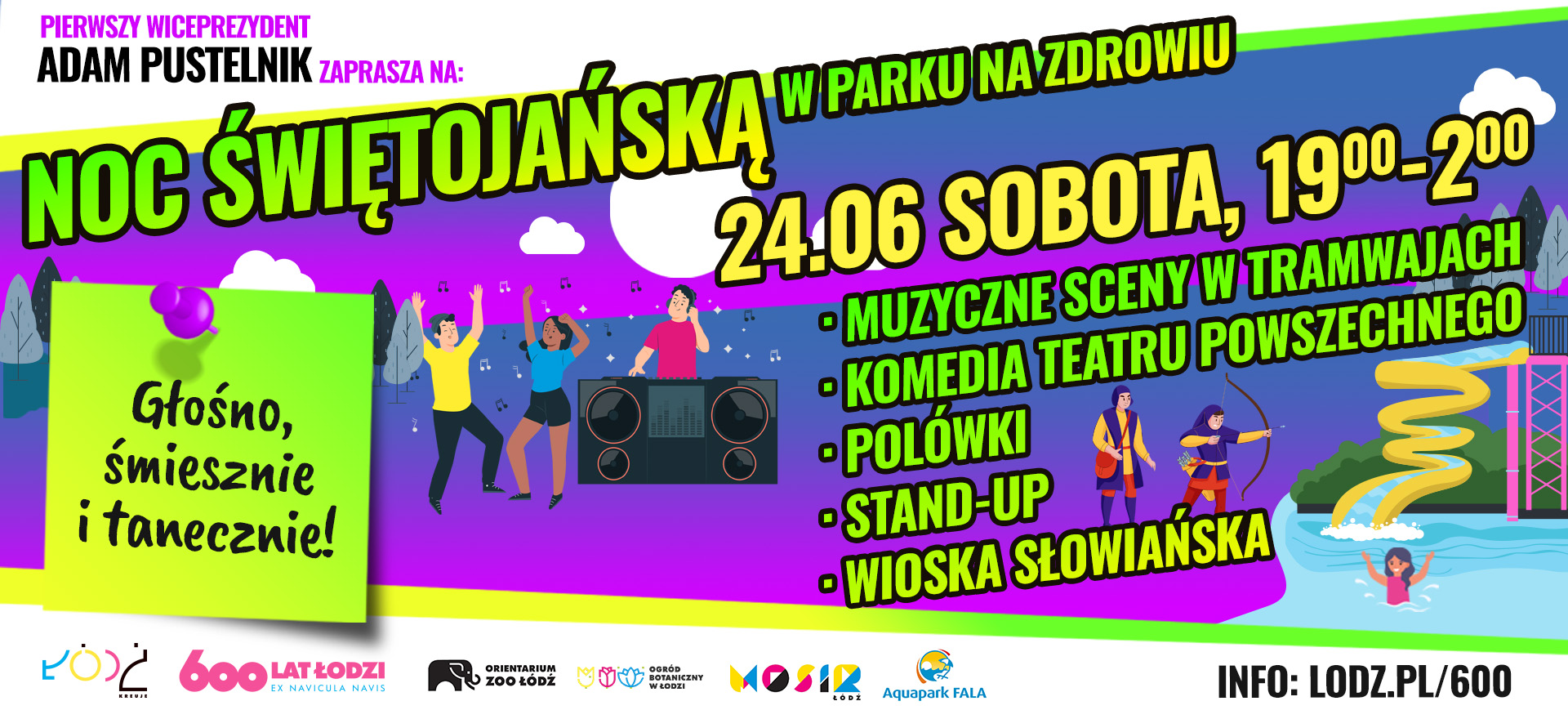 Noc Świętojańska w Parku na Zdrowiu Orientarium Łódź